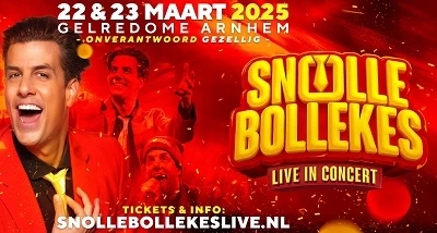 Busreis naar Snollebollekes Live in Concert - Zaterdag 2025